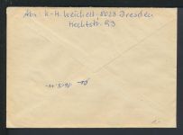 Bauwerke DDR Wertbrief Dresden Sachsen 1979 Leipzig Brandenburger Tor