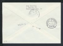 Berlin Express Brief MEF 482 Viererblock selt SST G Schadow Berlin 1975 Ransbach