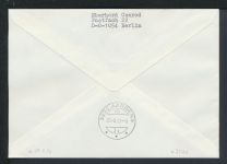 Bund R-Brief SST 45 Jahre Berliner Bär e.V. Berlin 1992 Aarberg Schweiz