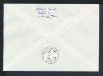 Bund R-Brief selt SST TEMBRIA 1993 Berlin Hermringen Schweiz Brandenburger Tor