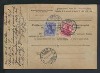 Reklame Andree Werkzeugfabrik Deutsches Reich Paketkarte Berlin 1913 Zürich