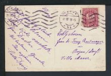 Flugpost schöne alte Ansichtskarte Ostern Flugzeug 1918 Bozen Südtirol Italien