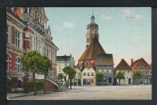 Ansichtskarte Calau Brandenburg Am Markt 1904 Hamburg
