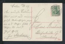 Ansichtskarte Calau Brandenburg Am Markt 1904 Hamburg
