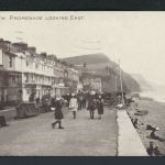 Ansichtskarte Sidmouth Großbritannien Promenade 1929 Lichtenfels Bayern