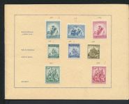Tschechoslowakei Europa Briefmarken Geschenkheft incl. Block 1937 selten