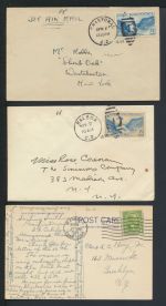Sammlung USA Canal Zone Übersee Briefmarken Lot Briefe + Karten 1910 - 1978