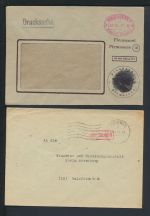 All. Besetzung Brief Lot Gebühr bezahlt Sammlung von 16 Umschlägen dabei z.B.