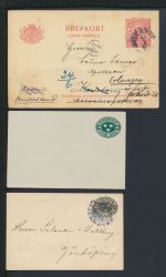 Schweden Sammlung Ganzsachen inter. Lot von 31 Karten und Briefe