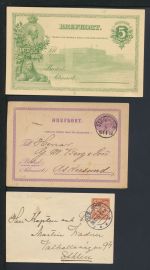 Schweden Sammlung Ganzsachen inter. Lot von 31 Karten und Briefe