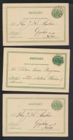 Schweden Sammlung Ganzsachen inter. Lot von 31 Karten und Briefe