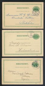 Schweden Sammlung Ganzsachen inter. Lot von 31 Karten und Briefe