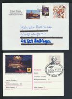 Bund Sammlung Ganzsachen + Privatganzsachen gutes Lot von 57 Briefen und Karten