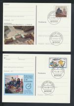 Bund Sammlung Ganzsachen + Privatganzsachen gutes Lot von 57 Briefen und Karten