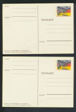 Bund Sammlung Ganzsachen + Privatganzsachen gutes Lot von 57 Briefen und Karten