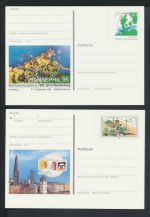 Bund Sammlung Ganzsachen + Privatganzsachen gutes Lot von 57 Briefen und Karten