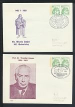 Bund Sammlung Ganzsachen + Privatganzsachen gutes Lot von 57 Briefen und Karten