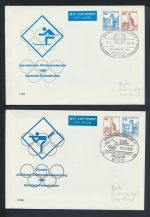 Bund Sammlung Ganzsachen + Privatganzsachen gutes Lot von 57 Briefen und Karten