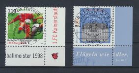 Bund Luxus Spezial Sammlung Bogenecken Eckrand Jahrgang 1998 KatWert 115,60 +++
