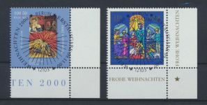 Bund Luxus Spezial Sammlung Bogenecken Eckrand Jahrgang 2000 KatWert 121,00 +++