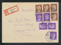 R-Brief Deutsches Reich Zusammendruck Berlin Mährisch Ostrau Tschechien