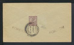 Indien Übersee Karachi Bookpost Berlin Deutschland 1924