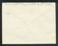 Flugpost Brief Air Mail Haifa Israel Übersee mit Tab Berlin Deutschland