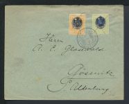 Serbien Brief nach Gössnitz Sachsen-Altenburg 1904