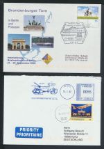 Flugpost Brief Air Mail Lot Flugpost 4 Karten Briefe Österreich Deutschland