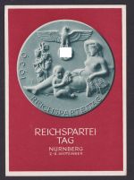 Deutsches Reich Ganzsache Reichsparteitag Nürnberg 2.-11.9.1939.
