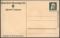 Ansichtskarte Privat-Ganzsache Bayern PP 27 C 79/04 Bayericher Blumentag 1913