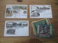 Ansichtskarten Lippspringe Nachlass Sammlung von 11 AK incl. Lithos + Notgeld +