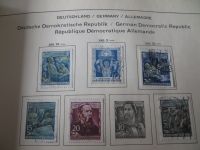 Sammlung DDR 1949-1966 gestempelt sauber aufgezogen im Schaubek Vordruck Binder