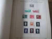 Sammlung DDR 1949-1966 gestempelt sauber aufgezogen im Schaubek Vordruck Binder