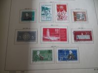 Sammlung DDR 1949-1966 gestempelt sauber aufgezogen im Schaubek Vordruck Binder