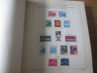 Sammlung DDR 1949-1966 gestempelt sauber aufgezogen im Schaubek Vordruck Binder