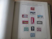 Sammlung DDR 1949-1966 gestempelt sauber aufgezogen im Schaubek Vordruck Binder