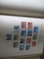 Sammlung DDR 1949-1966 gestempelt sauber aufgezogen im Schaubek Vordruck Binder