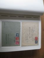 Sammlung Deutsches Reich Zusammendrucke auf Brief sehr sauber im Leuchtturm -