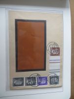 Sammlung Deutsches Reich Zusammendrucke auf Brief sehr sauber im Leuchtturm -