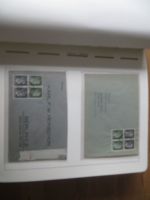 Sammlung Deutsches Reich Zusammendrucke auf Brief sehr sauber im Leuchtturm -