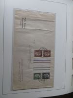 Sammlung Deutsches Reich Zusammendrucke auf Brief sehr sauber im Leuchtturm -