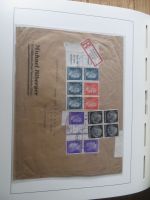 Sammlung Deutsches Reich Zusammendrucke auf Brief sehr sauber im Leuchtturm -