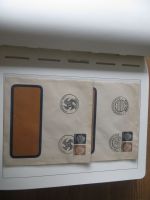 Sammlung Deutsches Reich Zusammendrucke auf Brief sehr sauber im Leuchtturm -