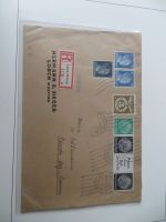 Sammlung Deutsches Reich Zusammendrucke auf Brief sehr sauber im Leuchtturm -