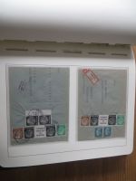 Sammlung Deutsches Reich Zusammendrucke auf Brief sehr sauber im Leuchtturm -