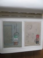 Sammlung Deutsches Reich Zusammendrucke auf Brief sehr sauber im Leuchtturm -