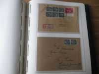 Sammlung Deutsches Reich Zusammendrucke auf Brief sehr sauber im Leuchtturm -
