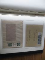 Sammlung Deutsches Reich Zusammendrucke auf Brief sehr sauber im Leuchtturm -
