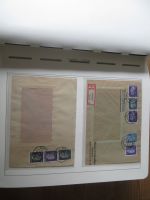 Sammlung Deutsches Reich Zusammendrucke auf Brief sehr sauber im Leuchtturm -